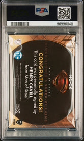 2019 Cryptozoic CZX Super Heroes Autograph Henry Cavill Superman Auto PSA 8